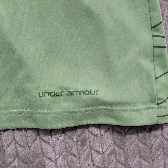 Under Armour HeatGear Womens Large Shirt Nike Slim Fit Oh Yes I Did‎ Purple - Picture 14 of 15